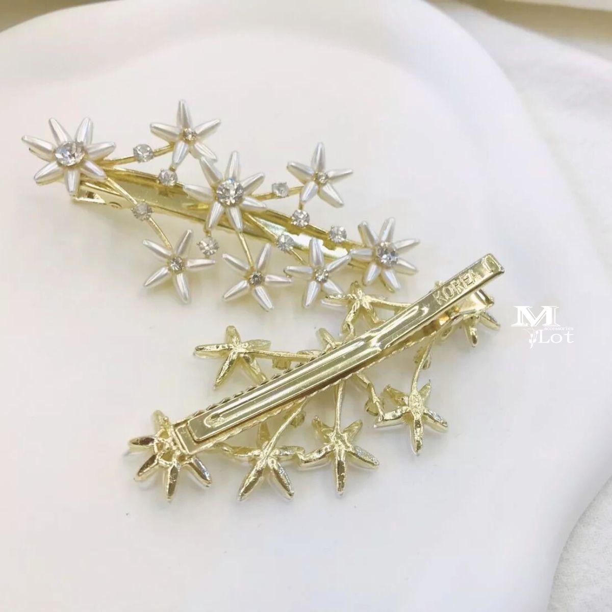 融雪花開 • 質感邊夾