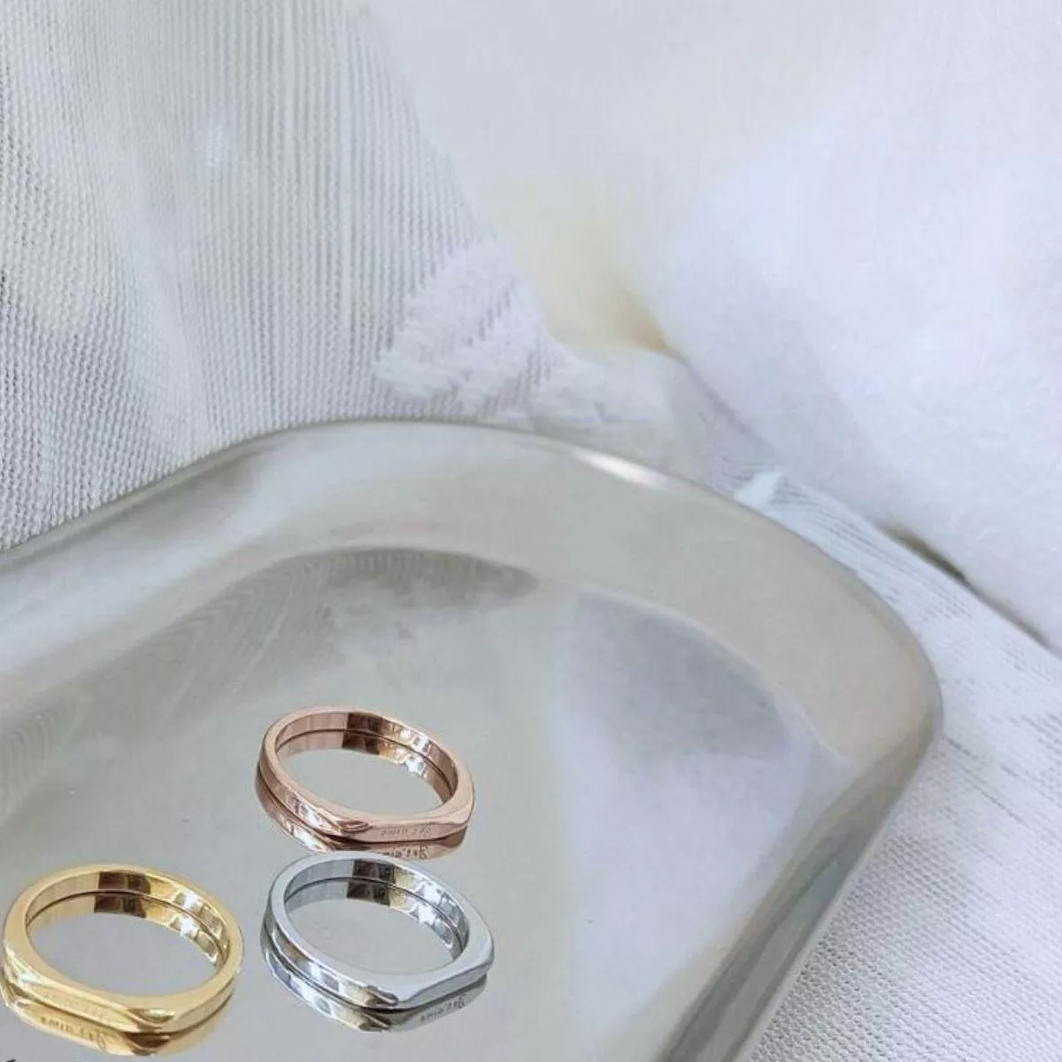 艾   美 • 鈦鋼戒指