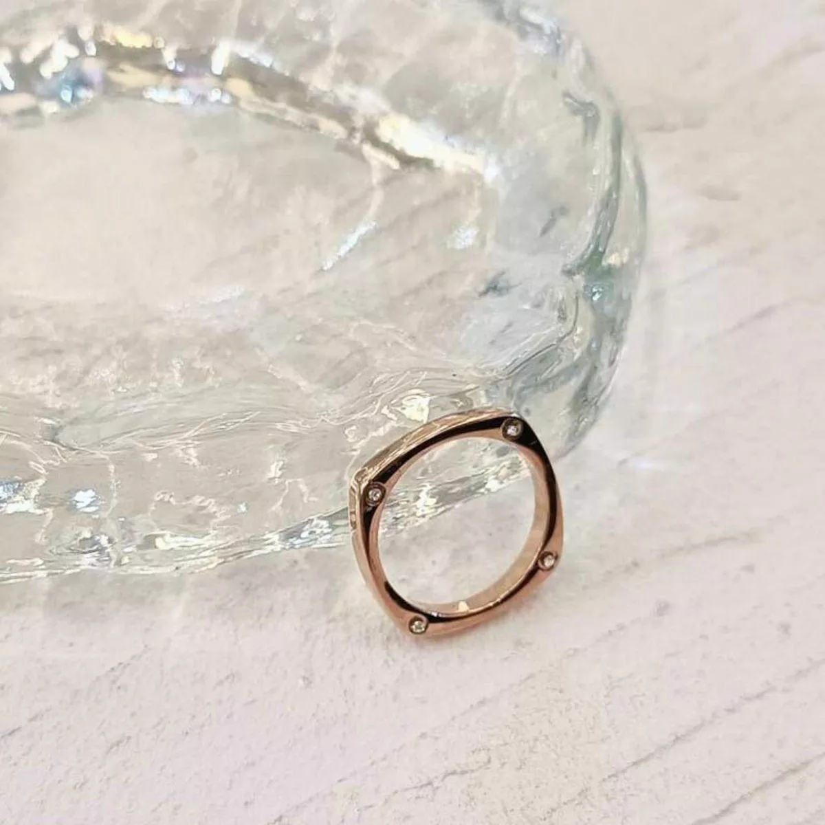 轉角藏心 • 鈦鋼戒指