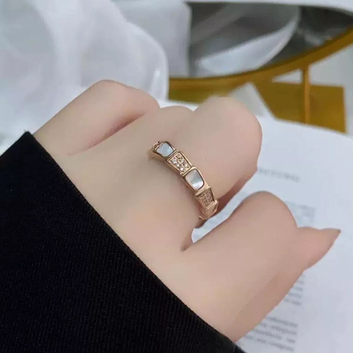 層層關卡 • 鈦鋼戒指