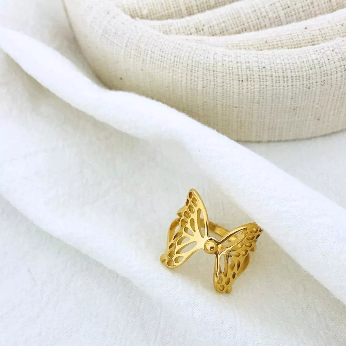 優雅如蝶 • 鈦鋼戒指