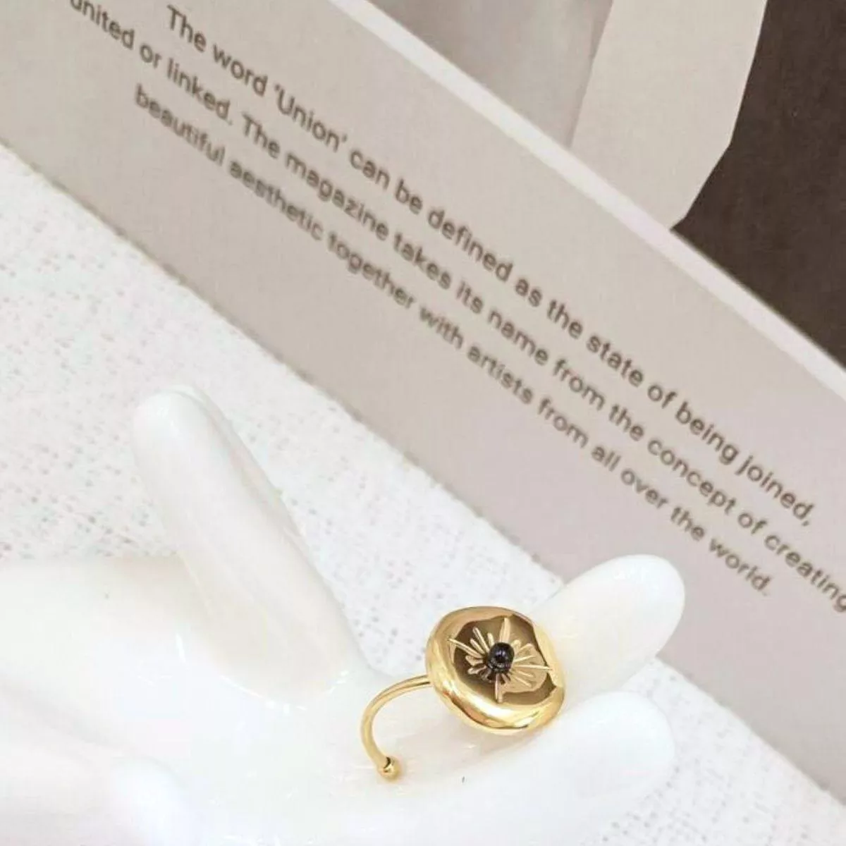 蓮塘荷葉 • 鈦鋼戒指