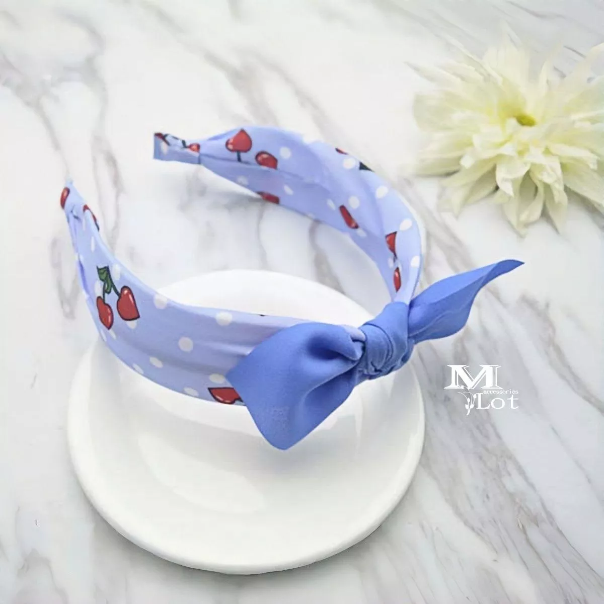 小櫻桃 • 蝴蝶結髮箍