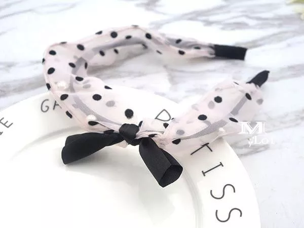 波點幻想 • 蝴蝶結髮箍
