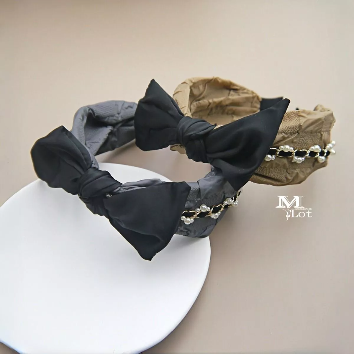 舊時光 • 蝴蝶結髮箍