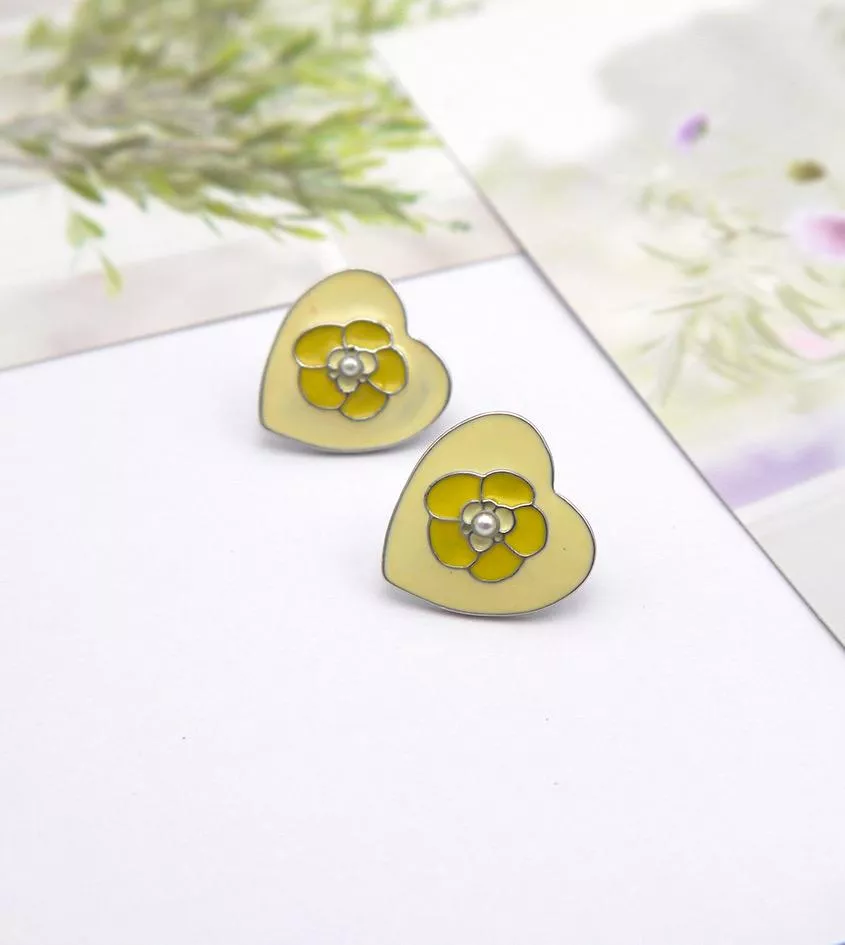 花  心 • 貼耳耳環