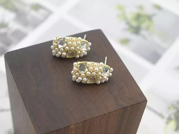 巴洛克光芒 • 貼耳耳環