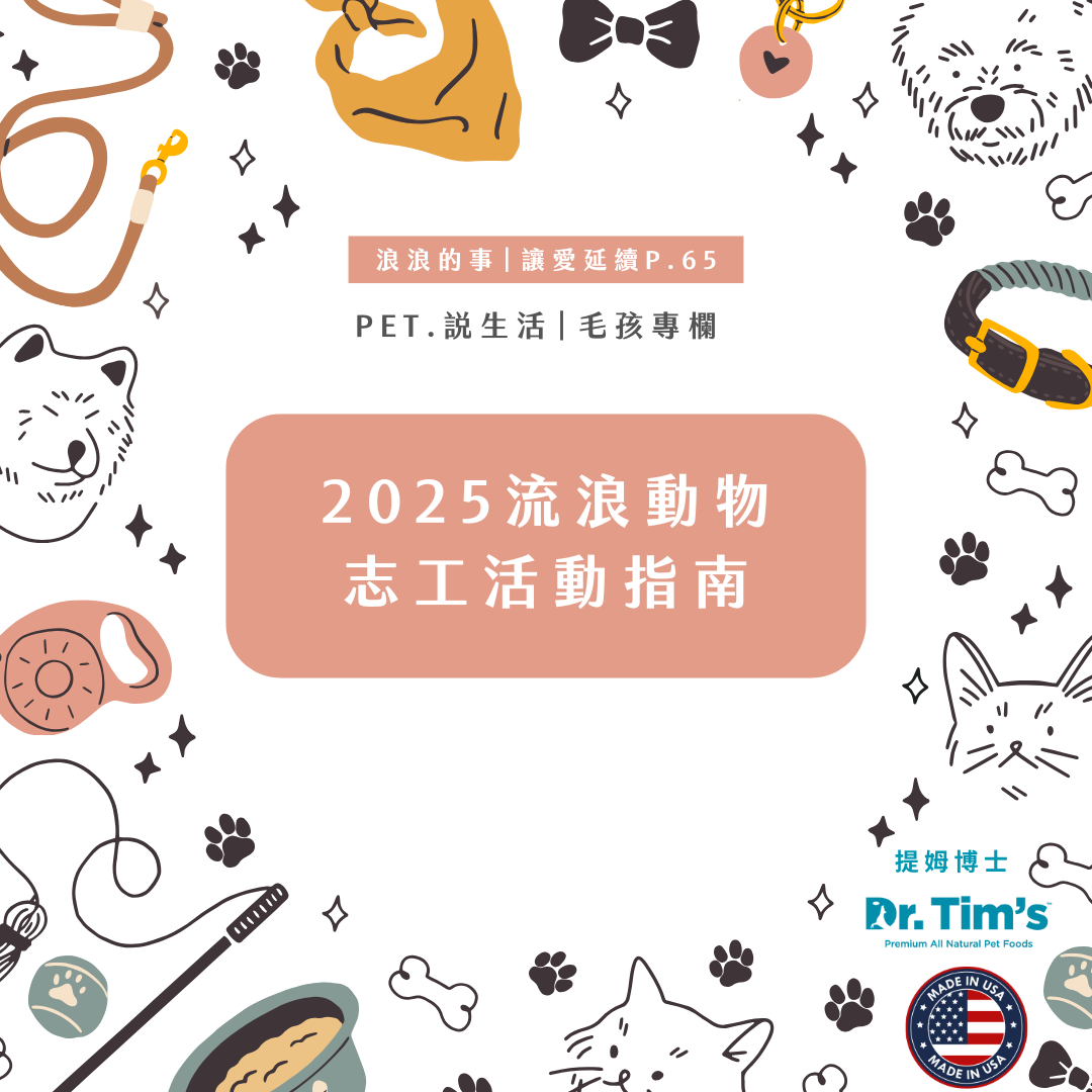 浪浪的事｜2025流浪動物志工活動指南