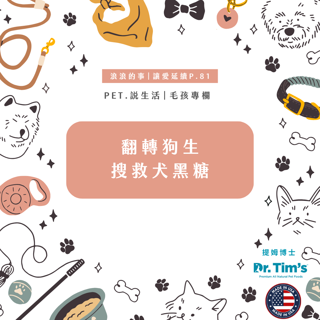 浪浪的事｜翻轉狗生-搜救犬黑糖