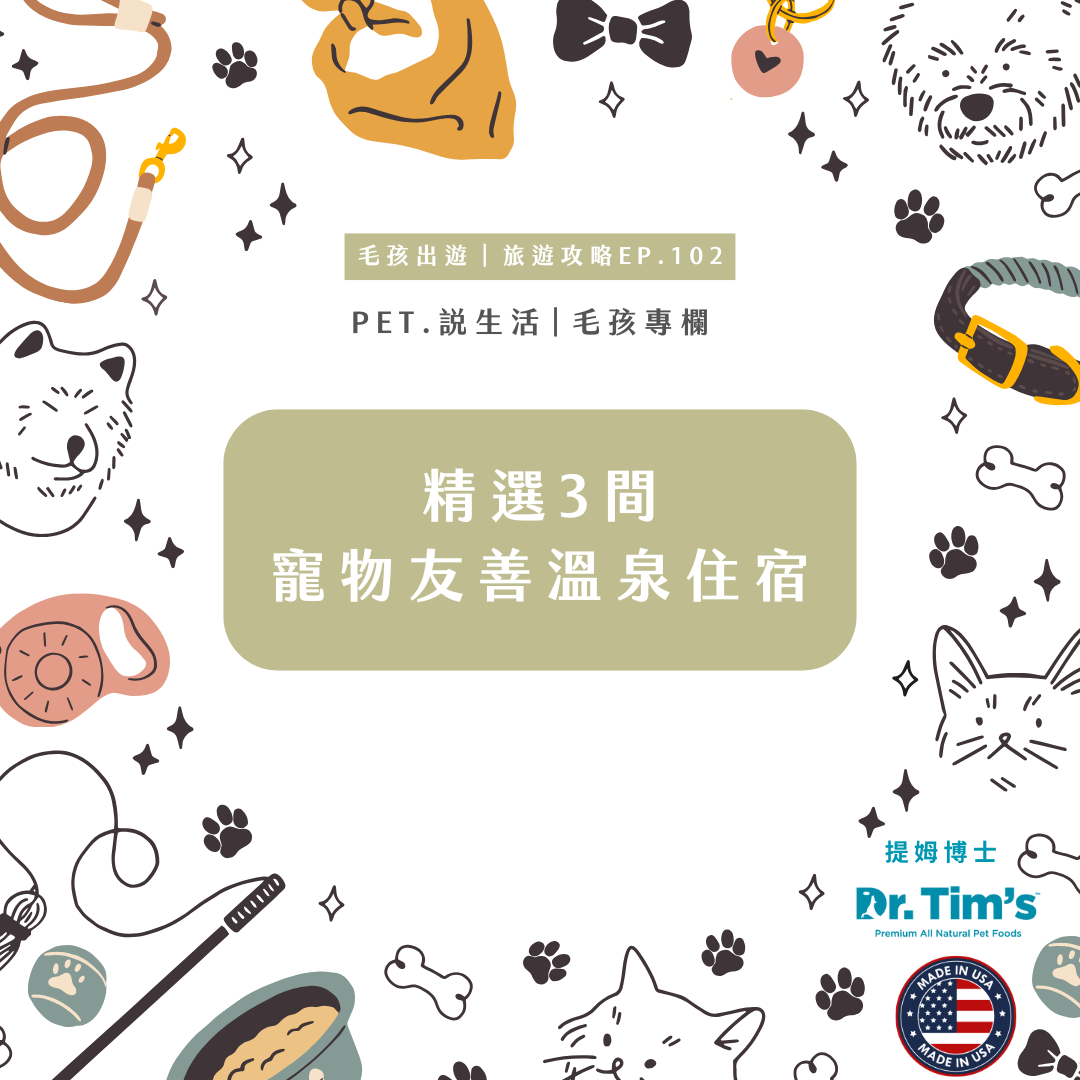 毛孩出遊｜精選3間 寵物友善溫泉住宿
