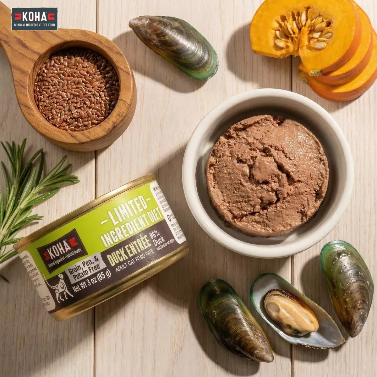 𝐾𝑂𝐻𝐴_𝟿𝟼 鴨肉無穀主食貓罐｜5.5oz