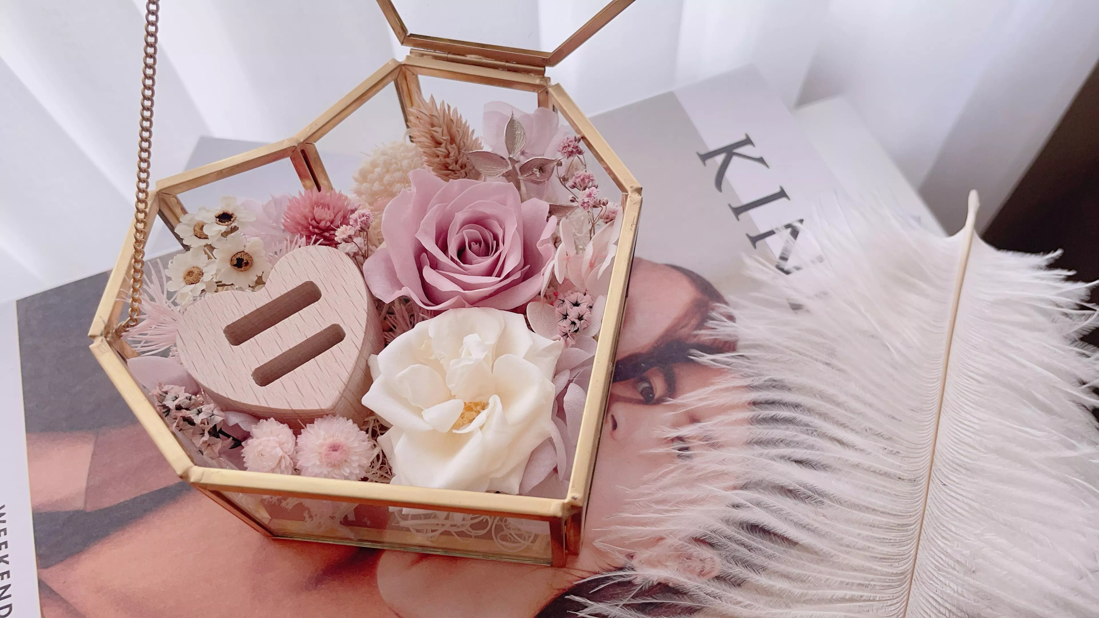 愛心花盒 戒盒 婚禮