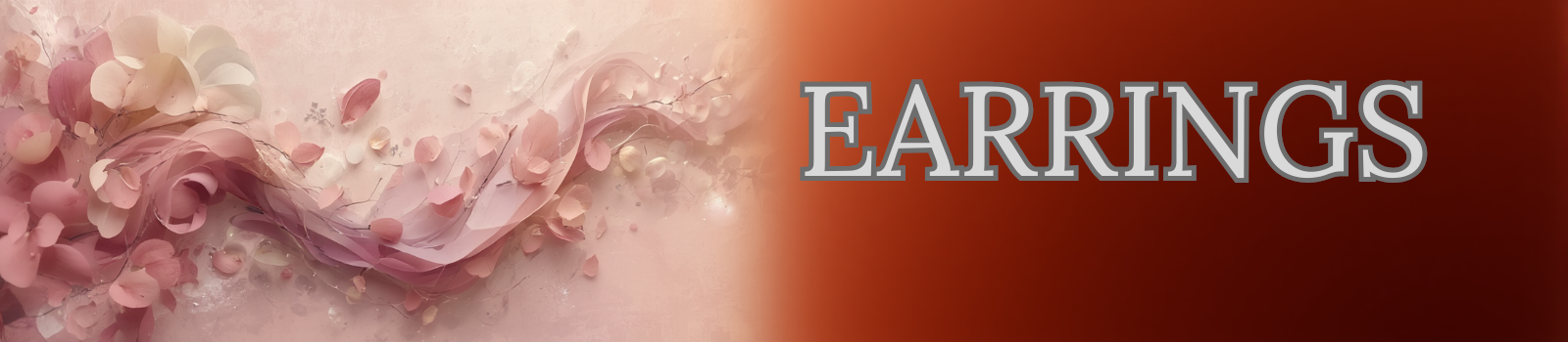 浪漫甜美氣質耳飾品牌主視覺