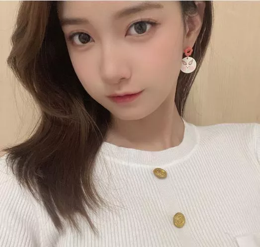 【超值耳夾99】小兔吃蘿蔔 童趣兔子蘿蔔夾式耳環