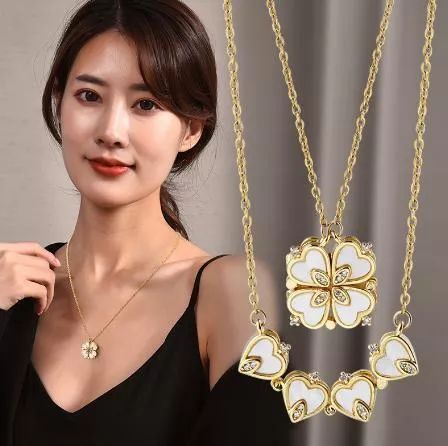 【超值項鍊】氣質幸運草鈦鋼項鍊一款2戴