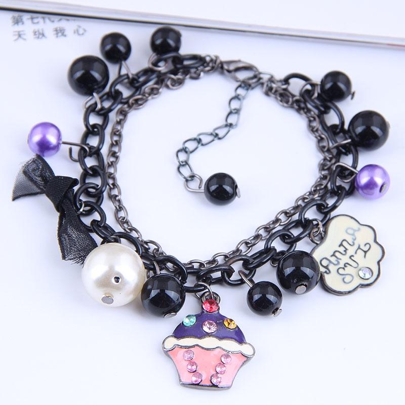 【Alisa 韓國飾品】現貨🍀011051852冰淇淋珍珠可愛手環