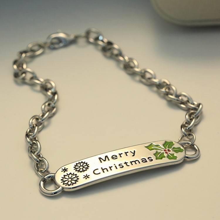 【Alisa 韓國飾品】現貨🍀1022008聖誕紅雪花手鍊