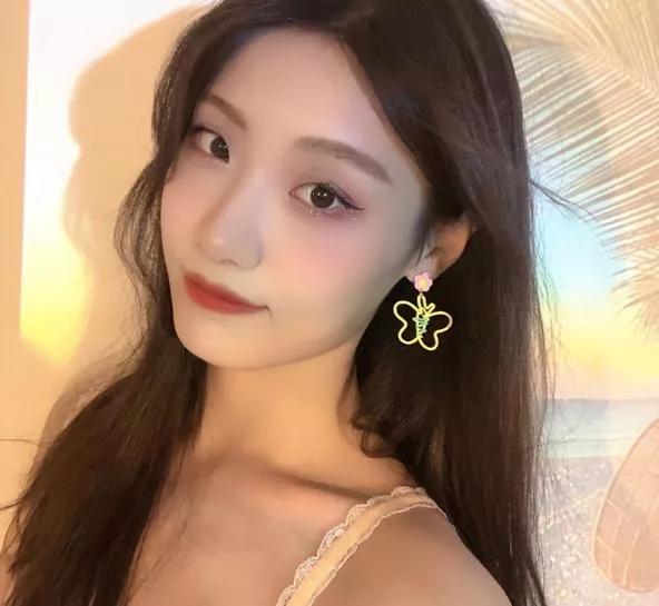 【超值耳夾59】花蝴蝶 童趣蝴蝶花朵925銀針耳環 夾式耳環