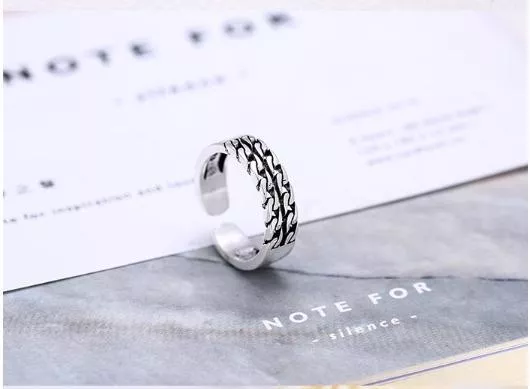 戒指-摩登女孩 個性時尚復古開口戒尾戒