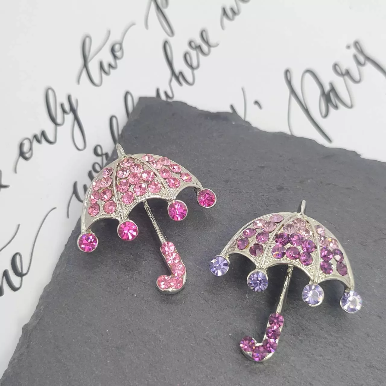 穿搭配件-愛的限時送 小雨傘胸針