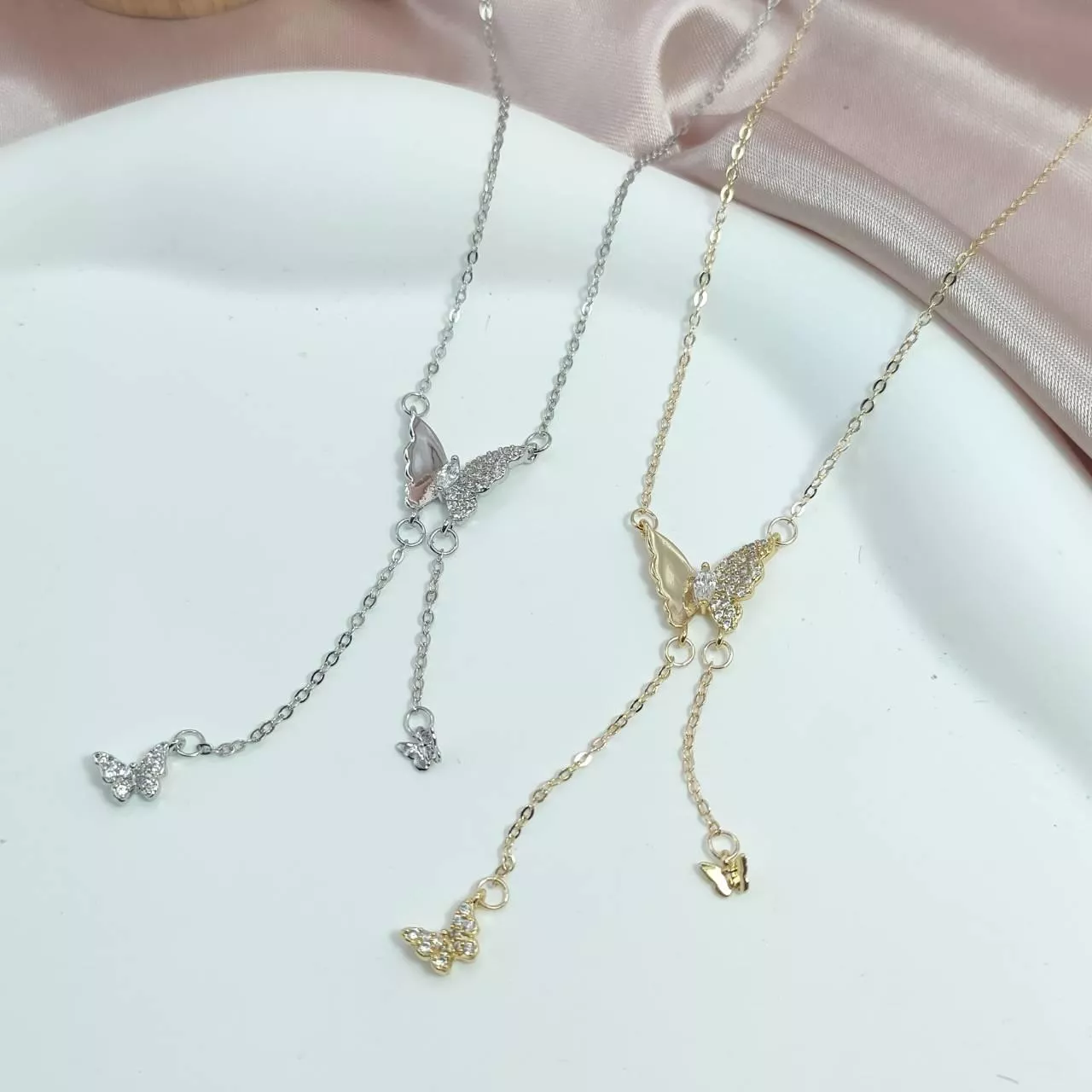 氣質甜美蝴蝶流蘇項鍊｜優雅日常款