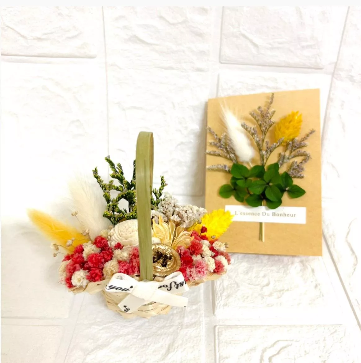 擴香小花籃&手作卡片