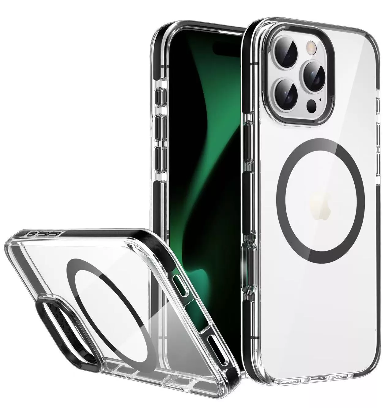 經典磁吸【iPhone16系列】曜石の黑