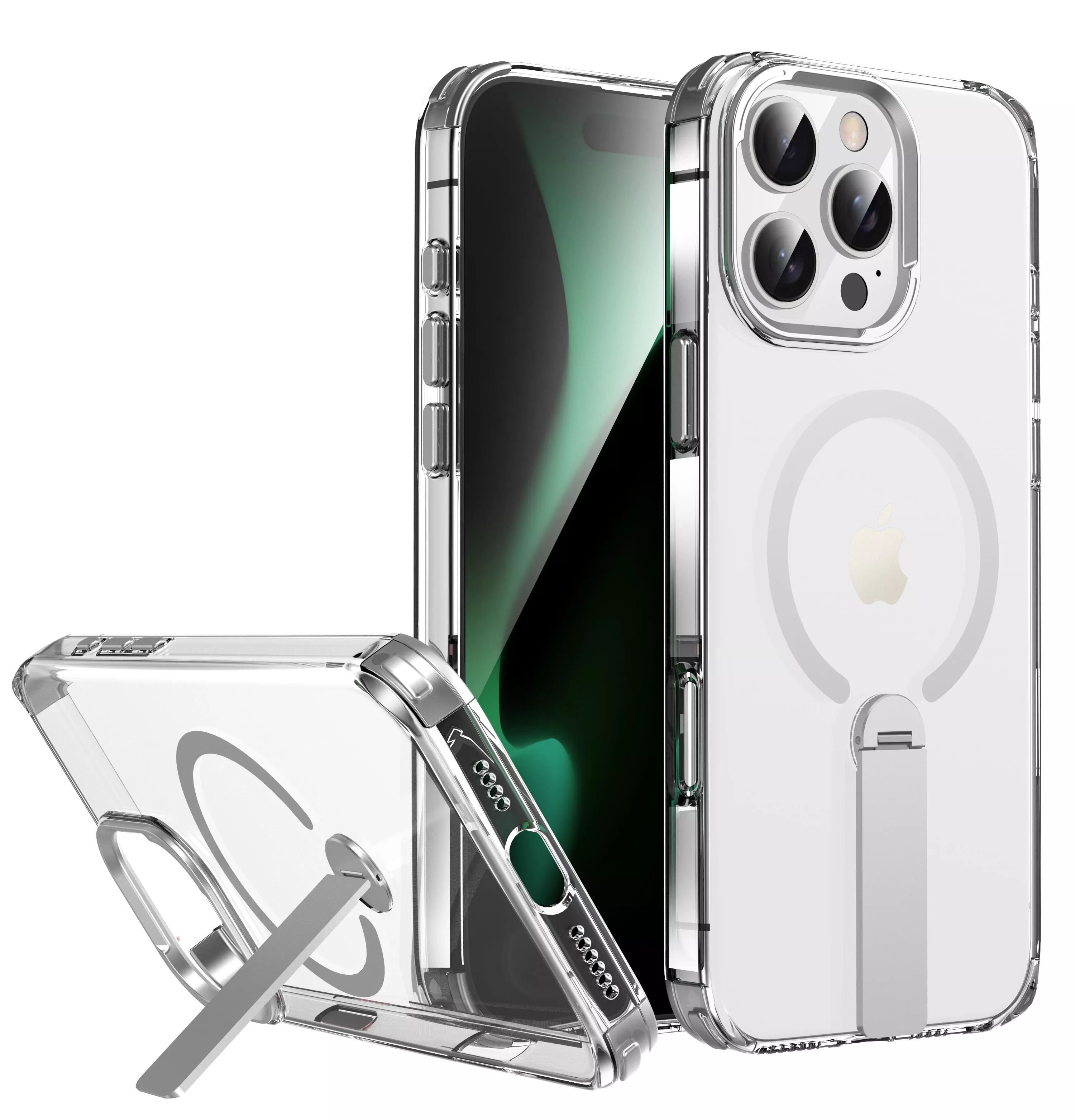 棒棒糖【iPhone16系列】水波の銀