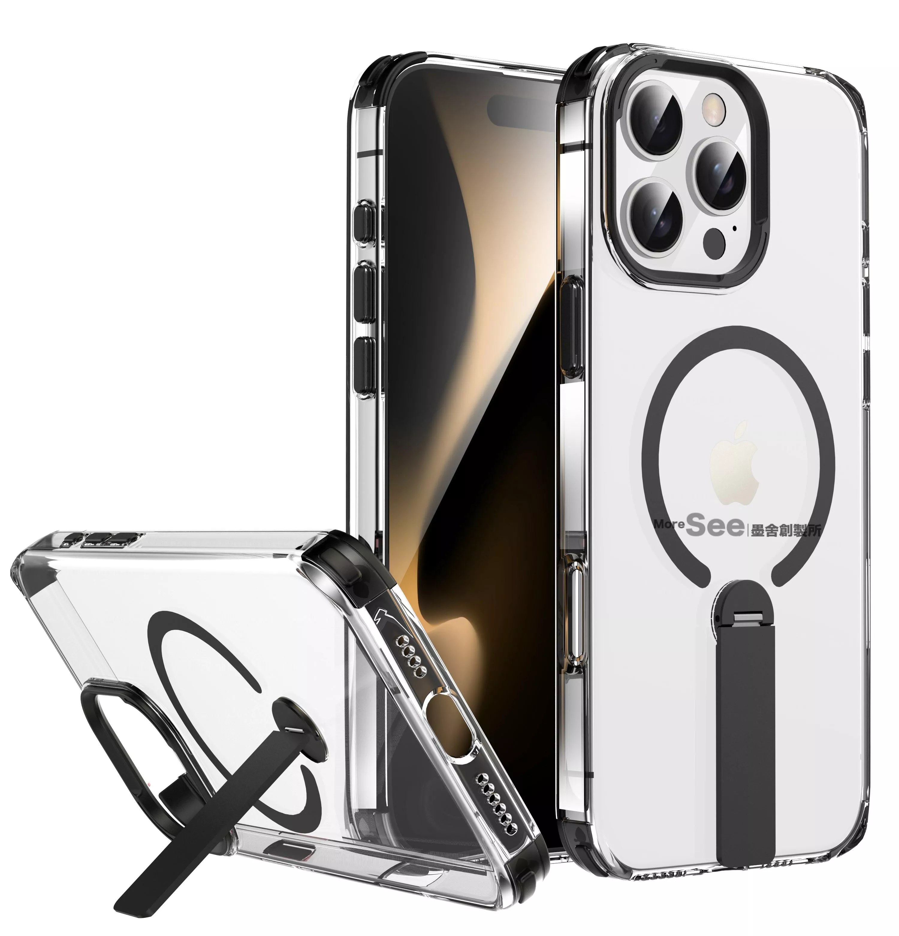 棒棒糖【iPhone16系列】曜石の黑