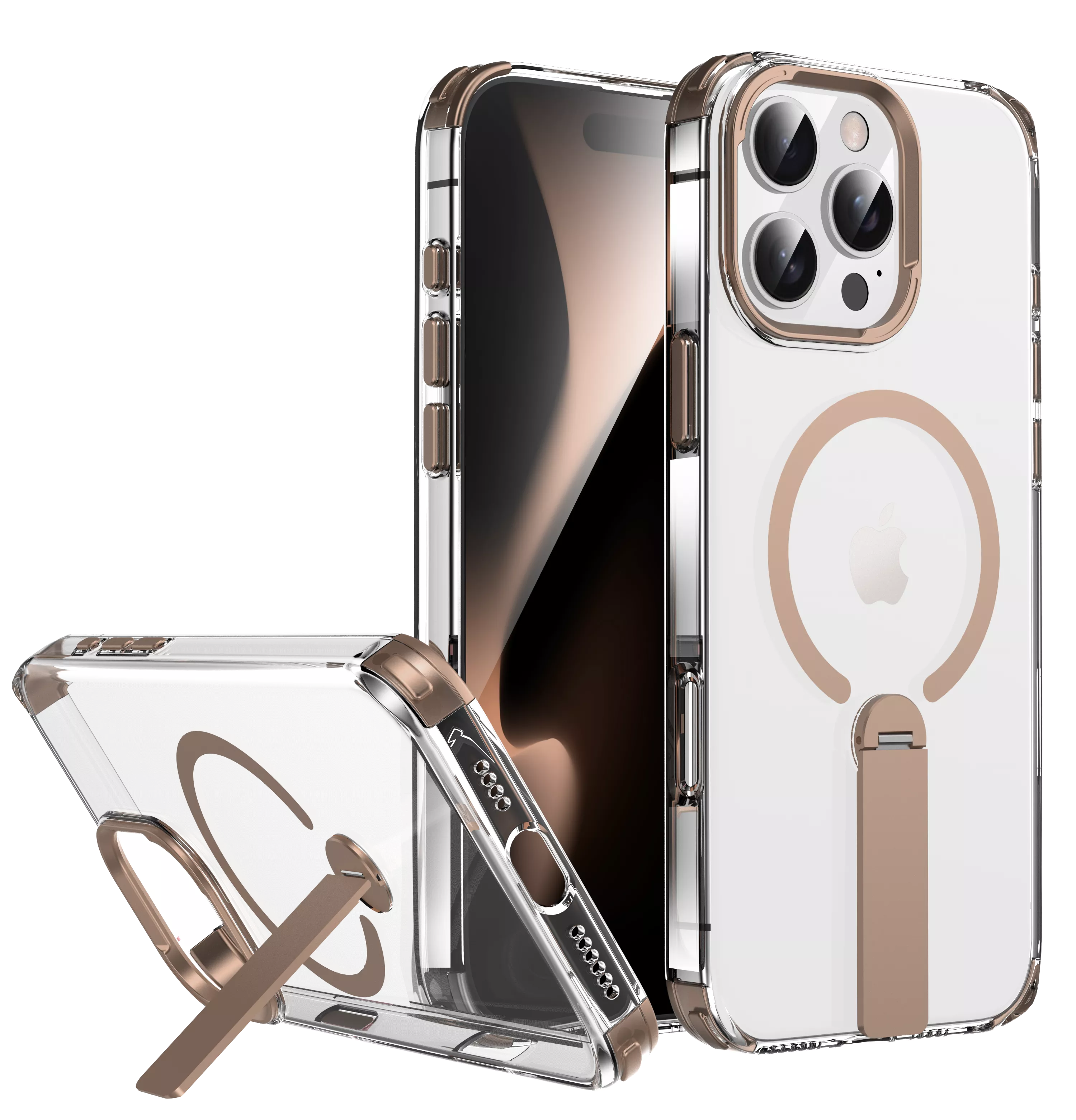 棒棒糖【iPhone16系列】玫瑰の金