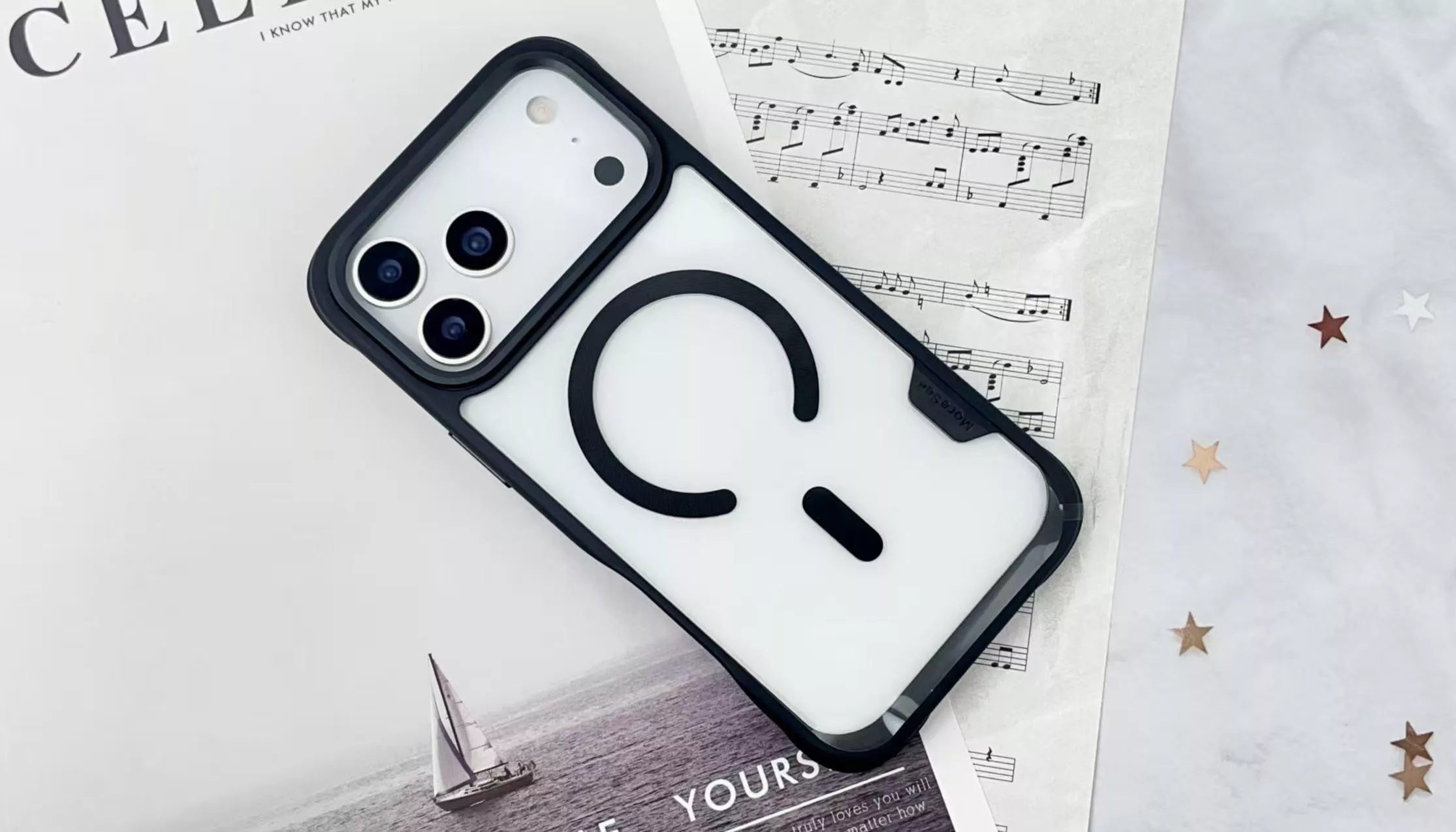 馬卡龍磁吸【iPhone17系列】石墨の黑