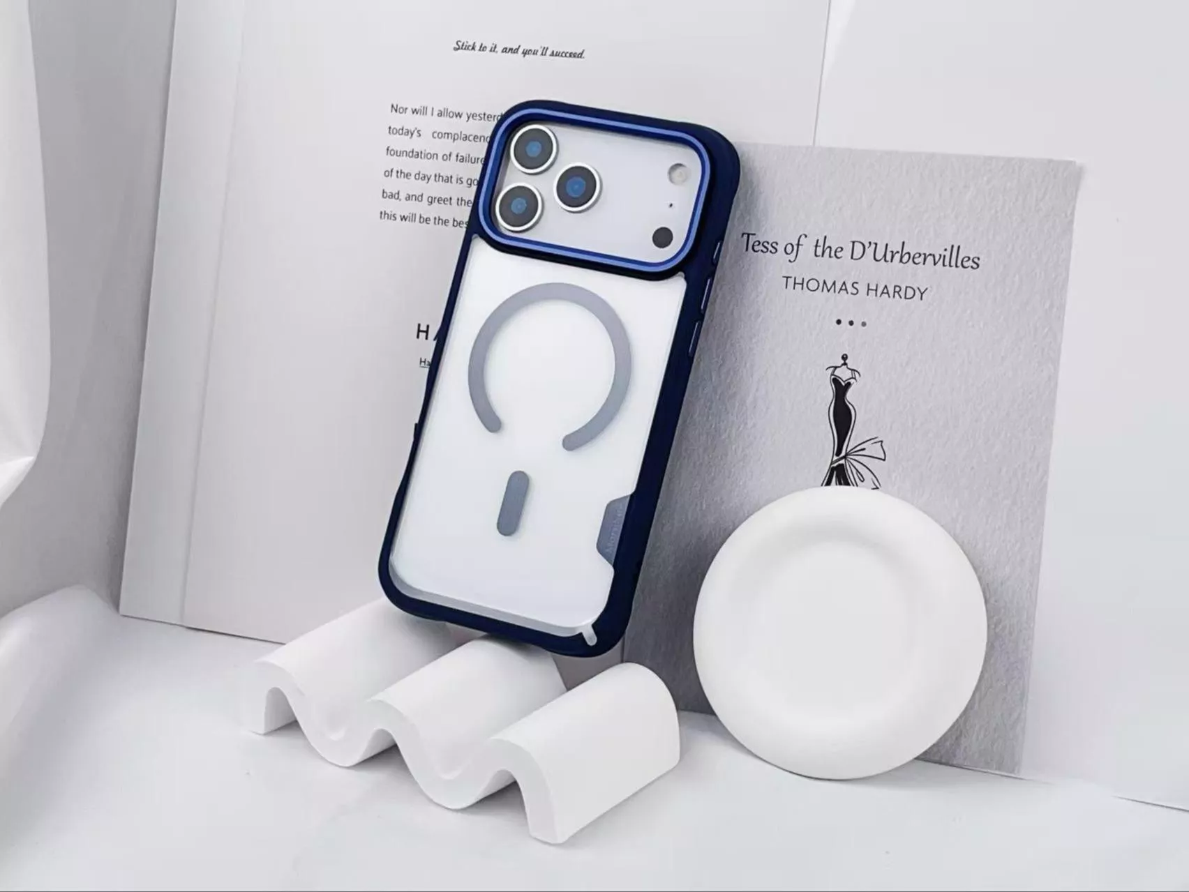 馬卡龍磁吸【iPhone17系列】紳士の藍