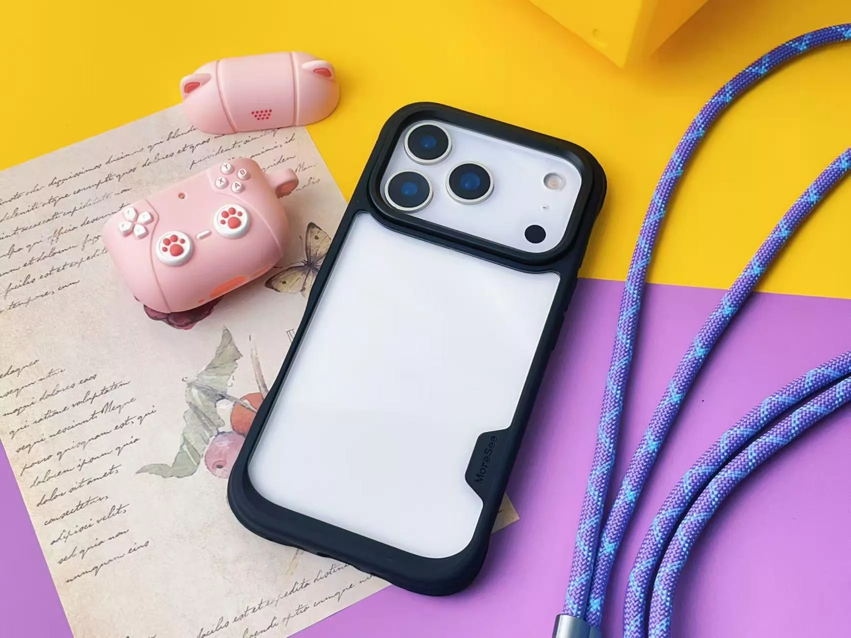 馬卡龍【iPhone17系列】石墨の黑