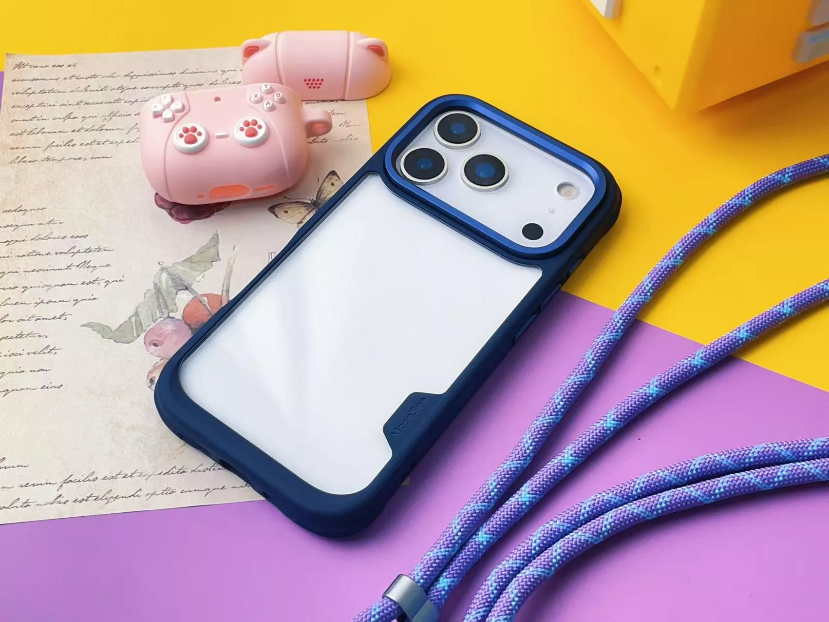 馬卡龍【iPhone17系列】紳士の藍