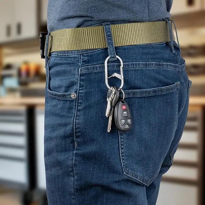 ㊣~所羅門裝備網~㊣ NITEIZE G-SERIES™ DUAL CHAMBER CARABINER 不鏽鋼雙口登山扣