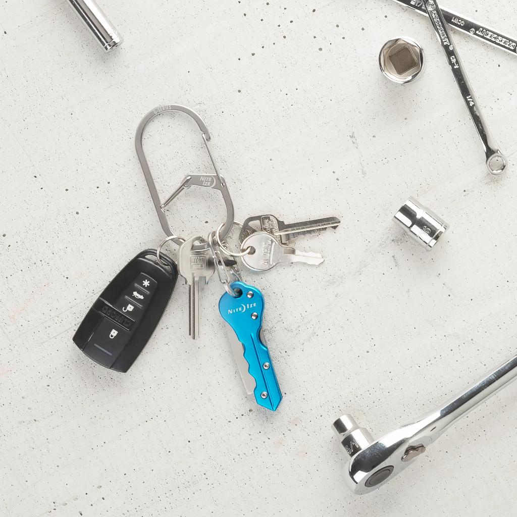 ㊣~所羅門裝備網~㊣ NITEIZE G-SERIES™ DUAL CHAMBER CARABINER 不鏽鋼雙口登山扣