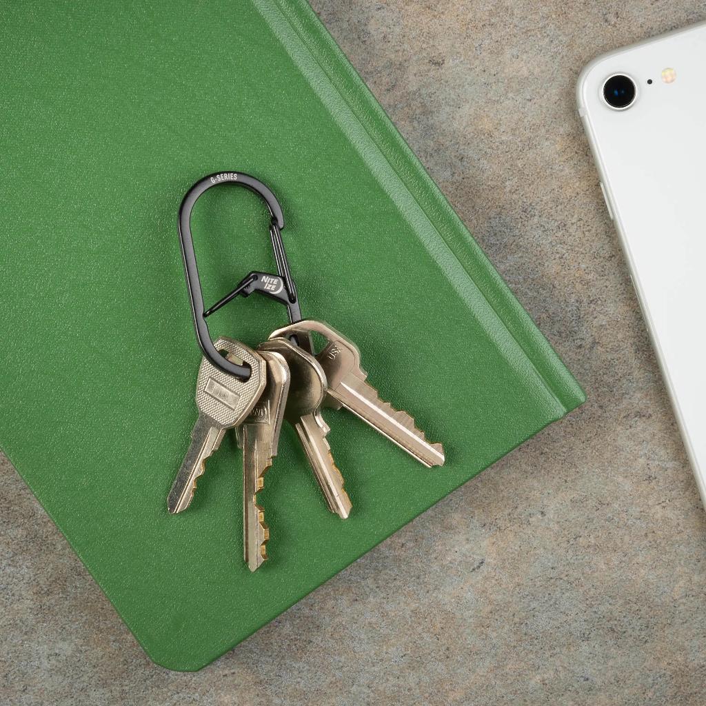 ㊣~所羅門裝備網~㊣ NITEIZE G-SERIES™ DUAL CHAMBER CARABINER 不鏽鋼雙口登山扣