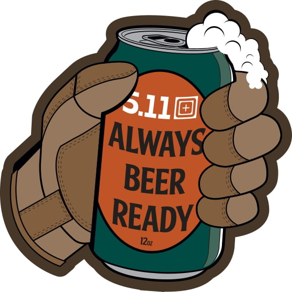 5.11 ALWAYS BEER READY PATCH 時刻準備 貼章 #92358