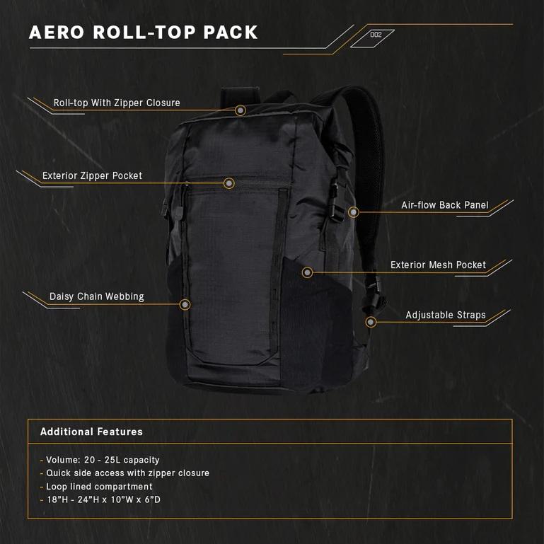 Condor-AERO ROLL-TOP PACK 捲蓋背包#111251