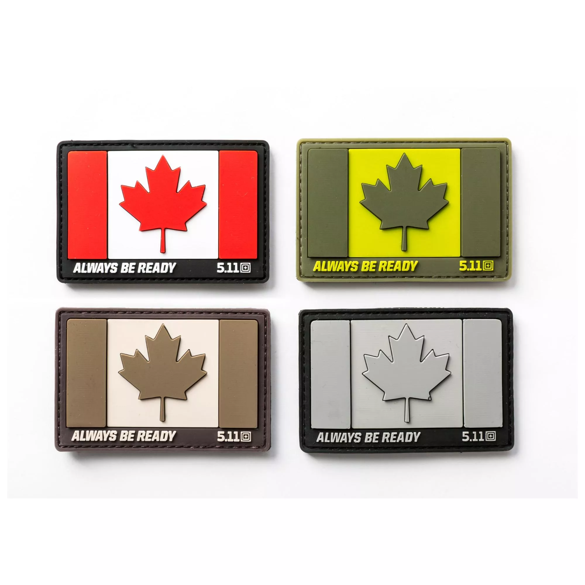 5.11-CANADA FLAG PATCH 加拿大楓葉國旗 PVC章 #81209