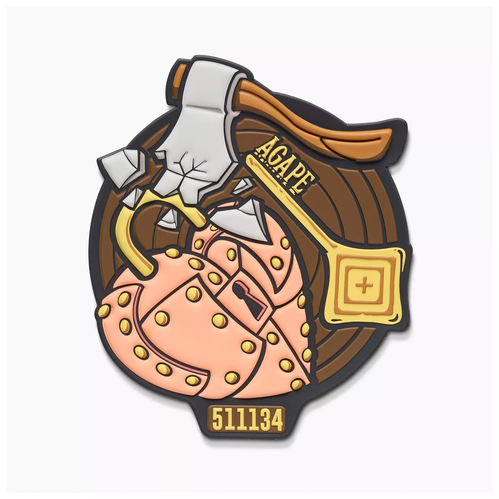 5.11-POTM FEB 25 心鎖 PVC章 #92674AGW