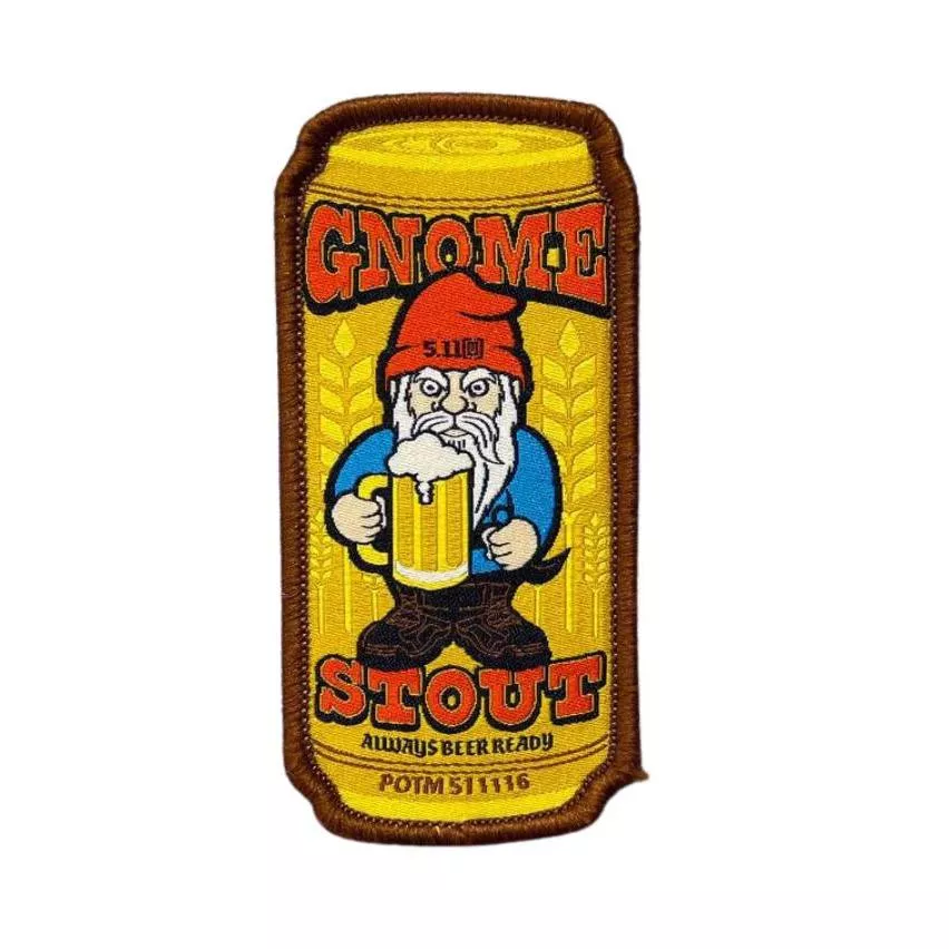 5.11-GNOME STOUT AUG POTM 啤酒罐 布章 #92367
