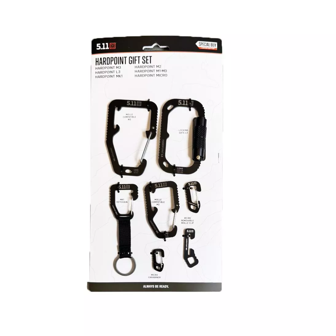 5.11-HARDPOINT KIT 多功能扣環大全配 #5830049