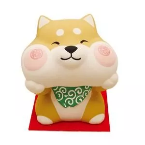 【ryukodo】超可愛 胖嘟嘟 福福柴犬 存錢筒 療癒擺飾 招財 招福