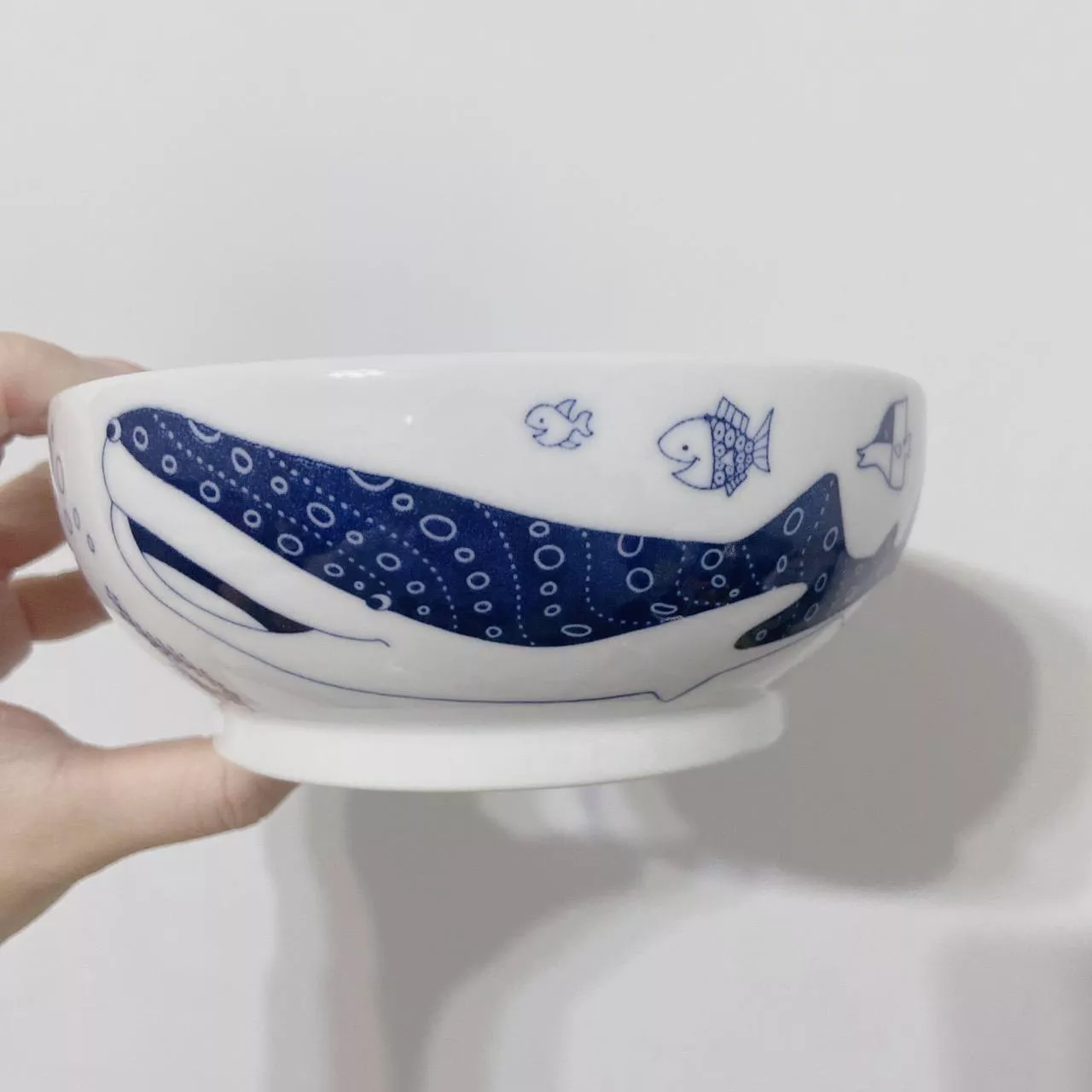 【Natural69】日本製 波佐見燒 cocomarine 小丼飯碗 鯨魚