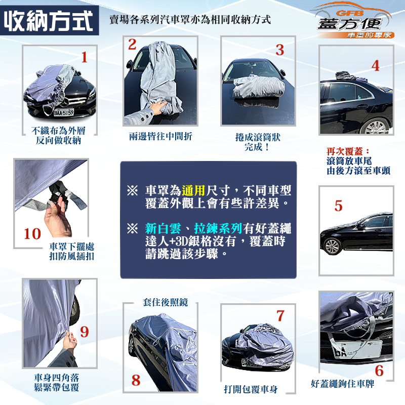 【蓋方便】新白雲（訂製版）南亞雙層PVC防水防曬台製車罩《速霸陸 SUBARU》Levorg 旅行車