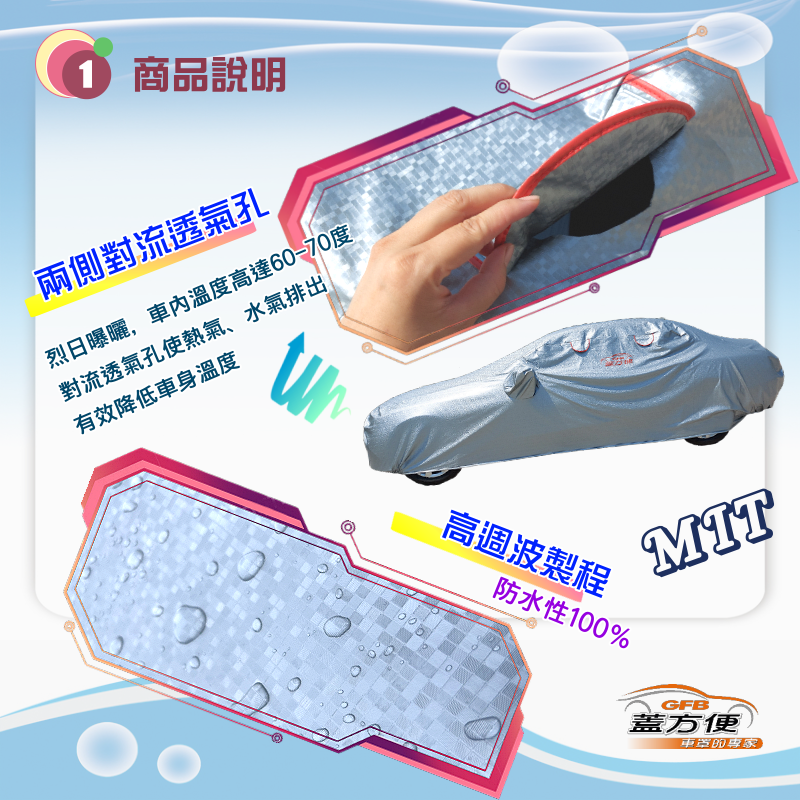 【蓋方便】3D銀格（訂製版）雙層防水防曬外銷加厚升級版車罩《三菱》ZINGER PICK UP 皮卡車