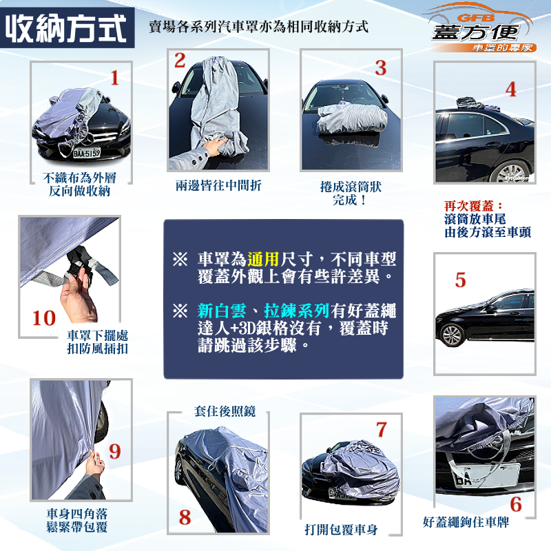 【蓋方便】新白雲（訂製版）南亞加厚PVC雙層防水防曬車罩《賓士》G-Class 350/500 越野休旅車
