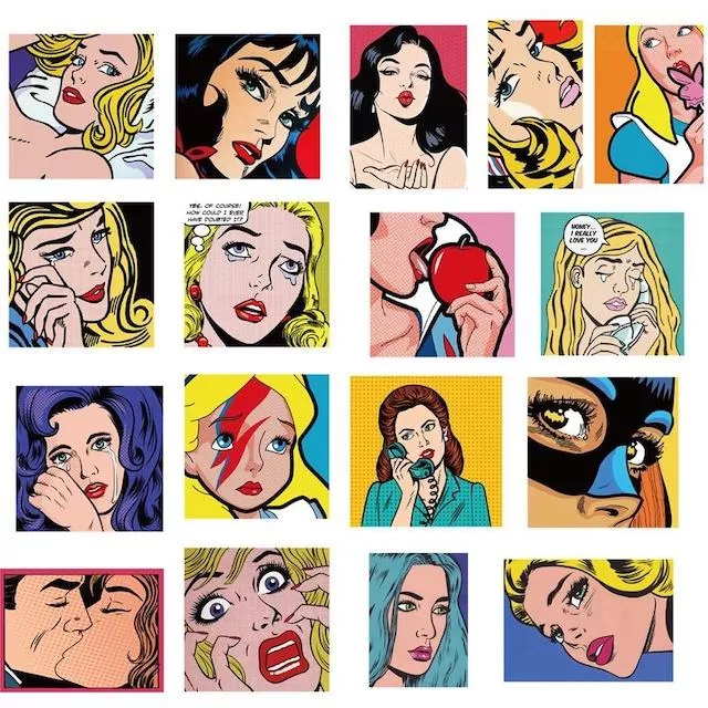 【SATIVA】漫畫 貼紙 Comic Stickers 5張入 現貨 【SATIVA】漫畫 貼紙 Comic Stickers 5張入 現貨