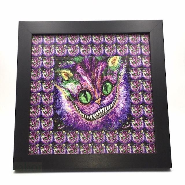 【SATIVA】吃錯藥藝術相框 Blotter 柴郡貓 Cheshire Cat 迷幻 郵票 LSD 419